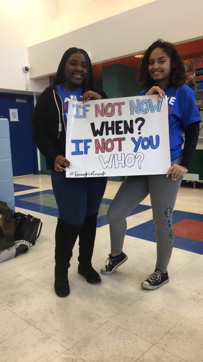 MHS_StdntCncl's tweet photo. Day 10: Determination. And these leaders at Middletown made the walkout possible next up the Protest!! #MHSCares https://t.co/fPaHHk8yom