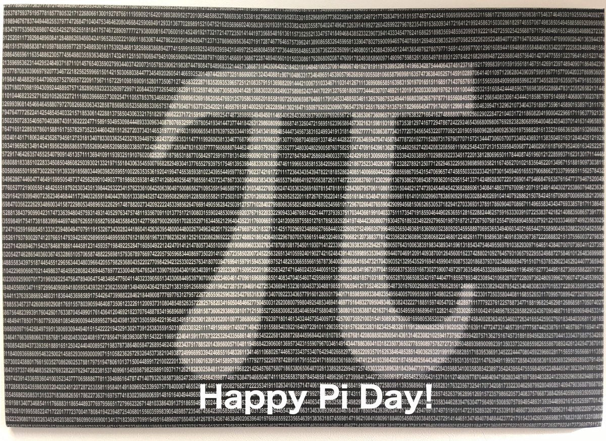 pipeflow's tweet photo. 03/14: Happy #PiDay!
A day to celebrate the #PipeFlowSoftware office decor!
30 years and trillions of digits!
#DidYouKnow If you look at 3.14 in a mirror, it spells PIE!
#PiDay2018 https://t.co/HR7gzSodxc