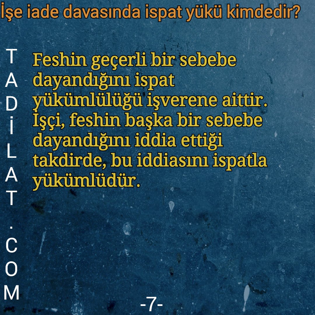 tadilatcomm's tweet photo. İŞE İADE DAVASI İLE İLGİLİ BİLMEMİZ GEREKENLER - 2 - https://t.co/BrGbHR98Ju