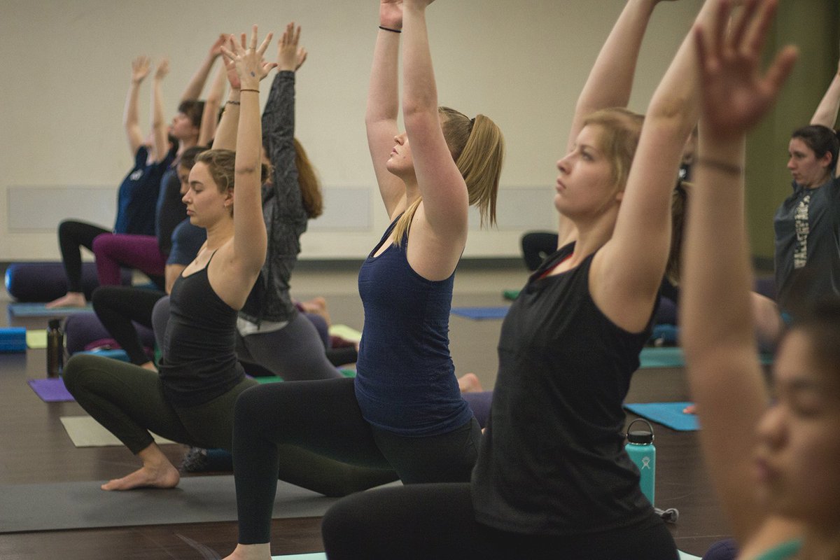 CUHealthyBuffs's tweet photo. Need a break from midterms and studying? Join us this Sunday for Refresh Yoga in the turf gym from 2-3:30! Check out the link below for this and more of the events we are holding for Refresh Sunday:

https://t.co/7Lv8Mdp6aJ https://t.co/duIDvHHkAd