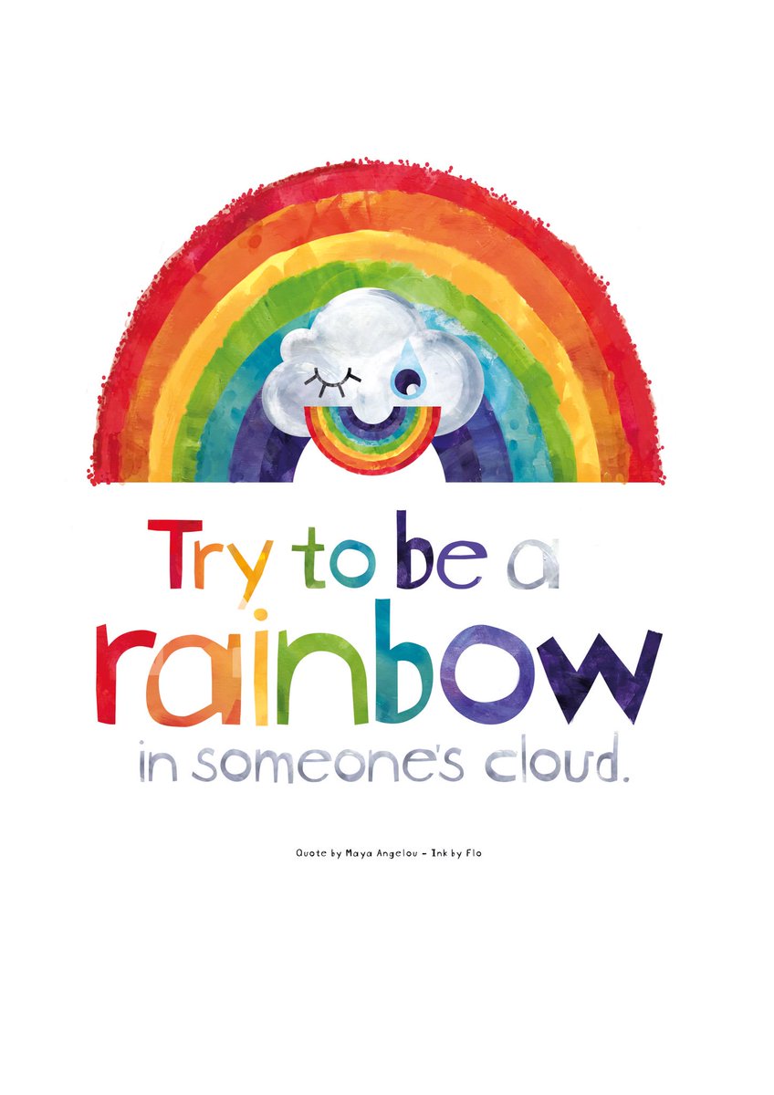 creativeflowb's tweet photo. My new rainbow poster available here https://t.co/dvaO07aGkK #handmadehour #creativeflorence #PositiveThoughts https://t.co/4KsiXm7Rcf