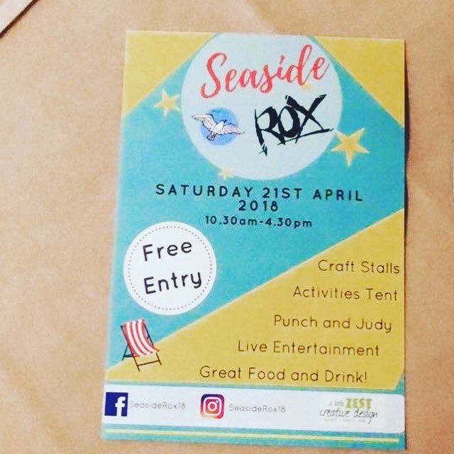Very excited to announce that we are one of the headline sponsors for Seaside Rox 2018! This event is put on by University of Chichester students. There will be music, stalls and amazing food so make sure you pop down to support the event. 💜 <a href="/chiuni/">University of Chichester</a> <a href="/ladytowncrier/">Jane Smith</a> @ChiUniBiz