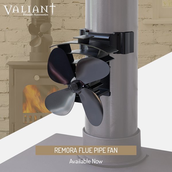 Valiant Fireside on X: Meet the Remora Flue Pipe Fan. All the benefits of  a Valiant Heat Powered Stove Fan while safely secured to your #flue. It's  ideal for angle-top or cool-top #