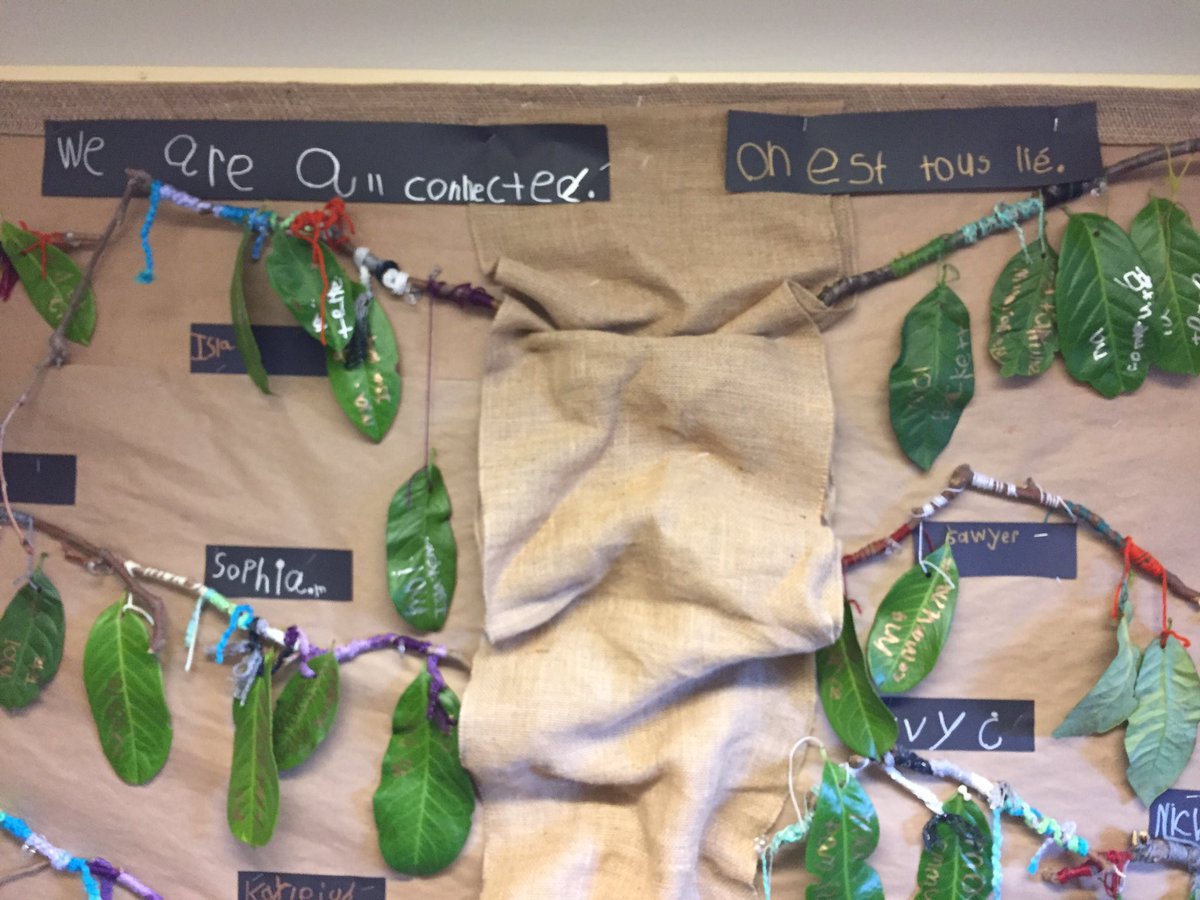 kindysally's tweet image. Thrilled how Ss demonstrate we are all connected to family, community &amp;amp; earth. #sd61learn #willowslearn #firstpeoplesprinciplesoflearning