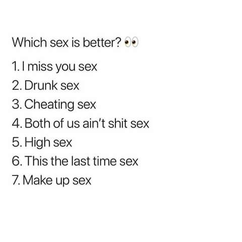 Astronaut_954's tweet photo. Keep it REAL what sex is the best? #EarlyMorningOpinions https://t.co/dNCRxuiWm3