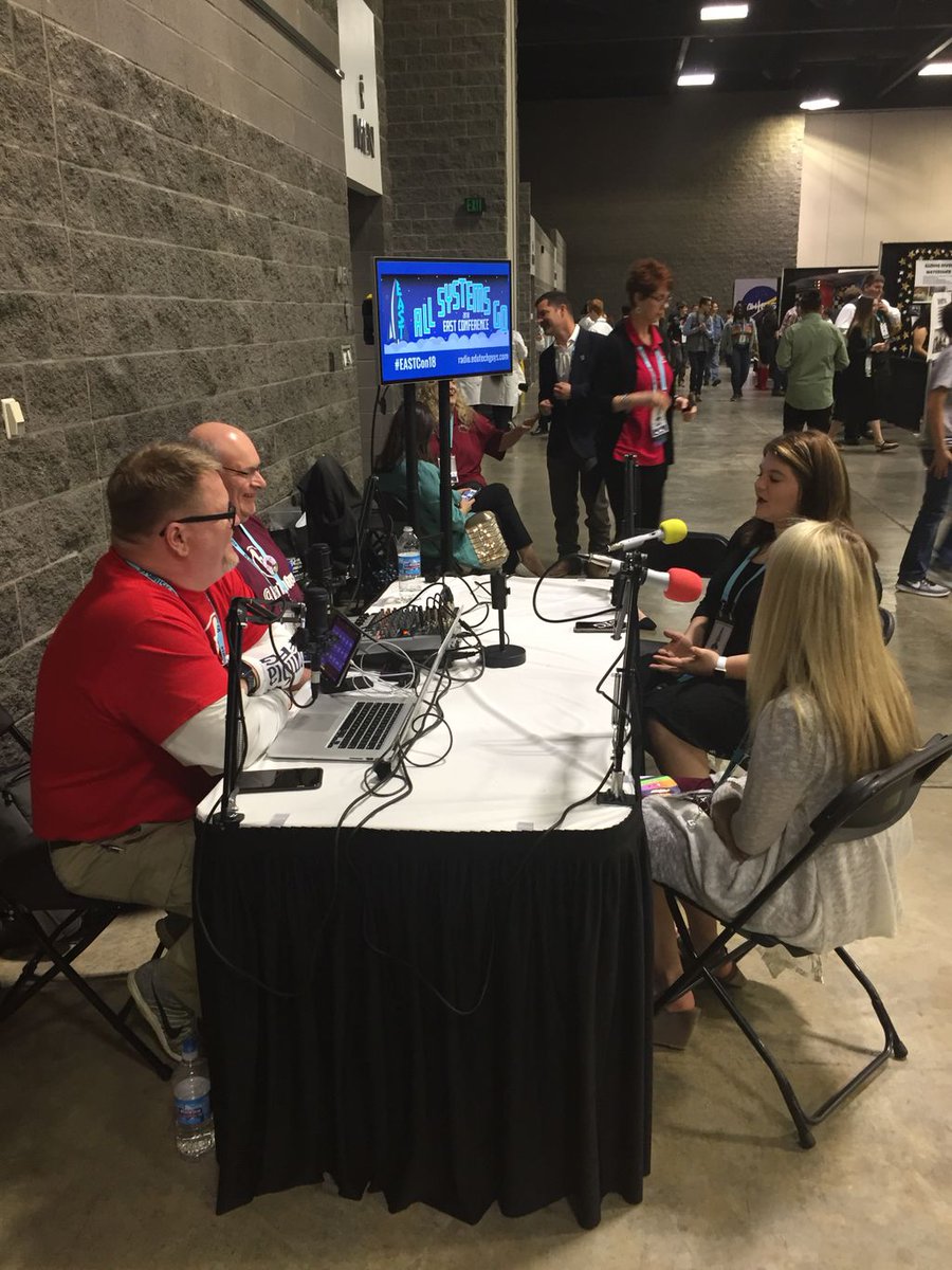 edutechguys's tweet photo. These young women are fighting to keep history in the present! Creating projects from their town’s history is a fantastic idea! Check students like this out LIVE at https://t.co/Kh0fNPjhQJ while we are here at #EASTCon18 https://t.co/7476t4FO0Z