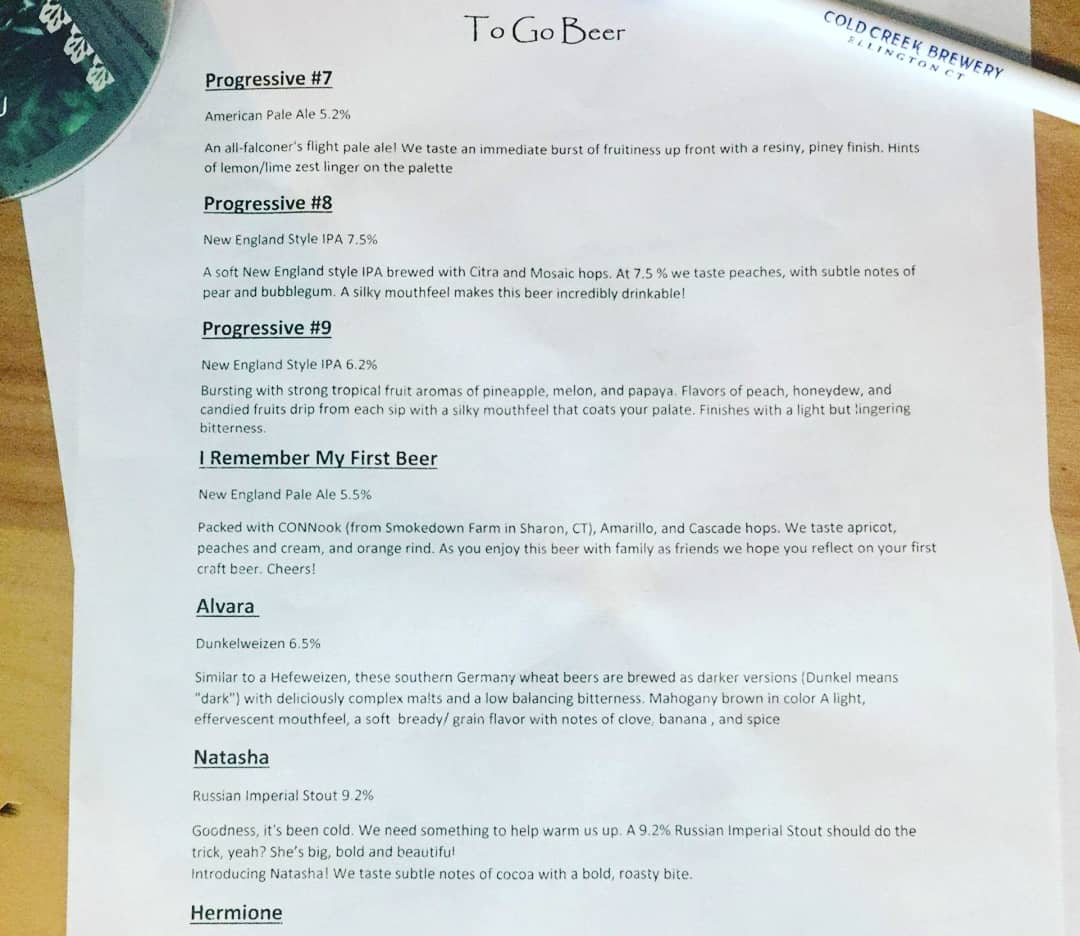As our new Blonde Ale gets ready in the bright tank and a couple other surprises freshen up in our fermenters, here's an update on everything we have available for takeaway! 

Cheers, everyone. 🍻
