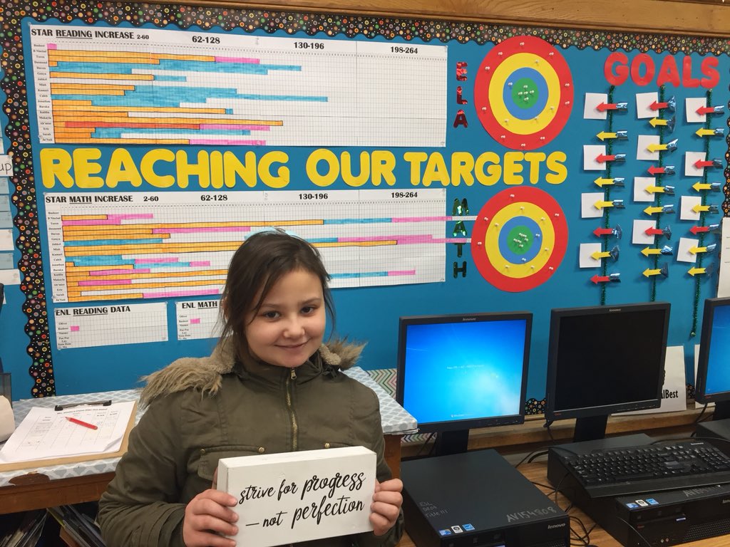 AshleaVilello's tweet photo. Moving STAR colors in reading and math! 4th grade pandas @PorterElemSCSD are invested in learning and excited to track their progress! “I LOVE school!” “Wow, she’s doing great!” #StriveForProgressNotPerfection #SCSDSuccess #SyraFuse @SyracuseSchools #PandaPL https://t.co/NVHbH9Qop8