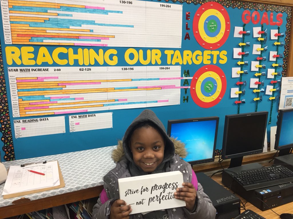 AshleaVilello's tweet photo. Moving STAR colors in reading and math! 4th grade pandas @PorterElemSCSD are invested in learning and excited to track their progress! “I LOVE school!” “Wow, she’s doing great!” #StriveForProgressNotPerfection #SCSDSuccess #SyraFuse @SyracuseSchools #PandaPL https://t.co/NVHbH9Qop8