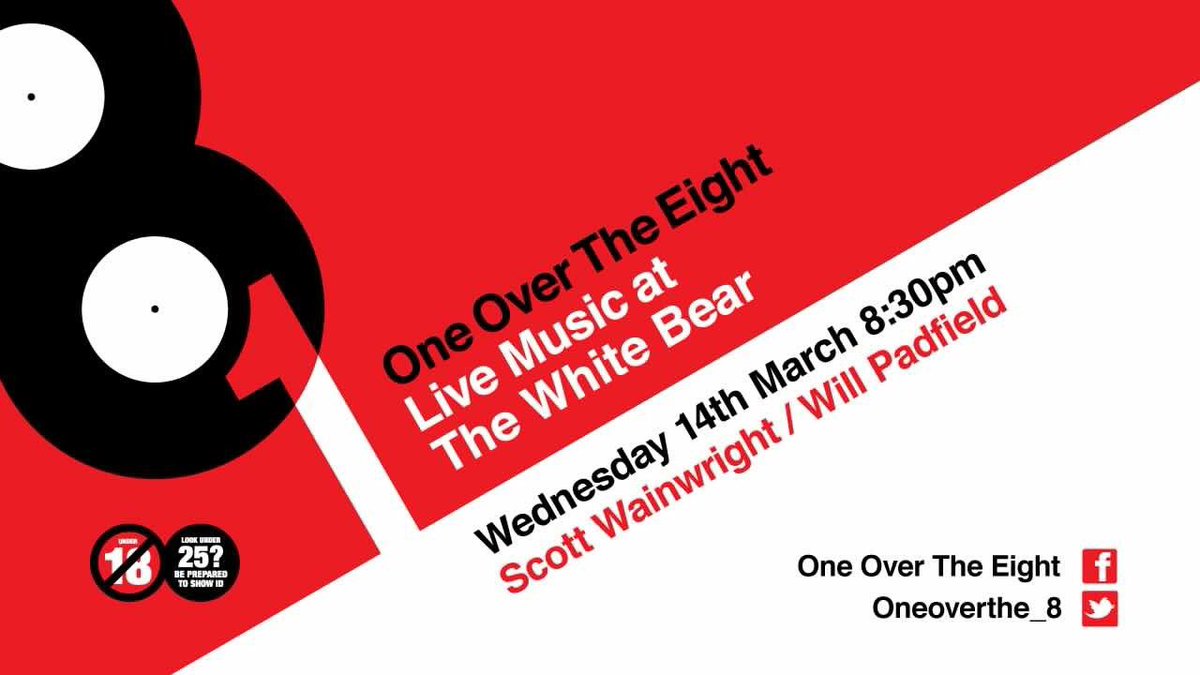 TONIGHT!!!

Not only will we be performing as a full six-piece on Friday at @jockscavernbw  but our rather dashing @willpadfield will be appearing at the @TWB_Barnsley this evening as part of an event organised by @OneOverthe_8 #Barnsleyisbrill #MusicHourUK #yorkshireis #music