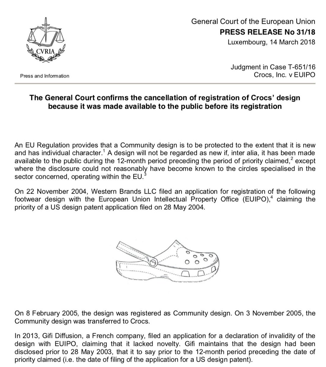 crocs press release
