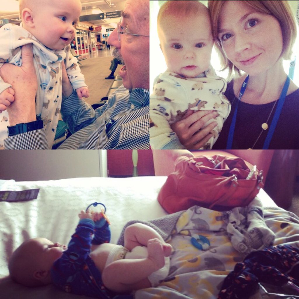 AnneMillsMD's tweet photo. @feldstej @Sara_Jiang My son at #USCAP2015 Boston!  He had a cold but was a trooper, and after a couple USCAPs with my daughter I was a Meeting Mom pro!  This was my 1st year feeling “on my game” again after taking a research breather for a couple years.  Check out out the Stacey E. Mills cameo! https://t.co/r4EtKzo3Pa