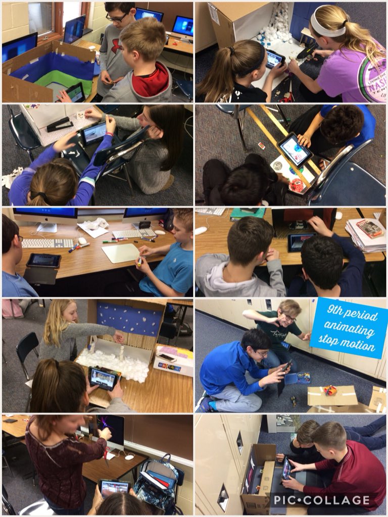 WMSMediaExplore's tweet photo. 9th period hard at work on stop motion! @wmscats https://t.co/PyGMnyXOH7
