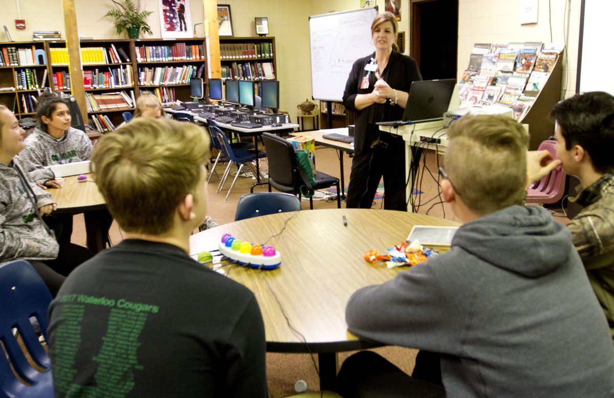 WaterlooHighSch's tweet photo. Waterloo High School Expo focuses on workforce development. - Students learn about manners and etiquette during a Soft Skills Expo today.  Skilled professionals were at the school to teach about various fields of interest. [JIM HANNON/TIMESDAILY]

https://t.co/WWUIQtpMaY https://t.co/7RqCU8SN4c
