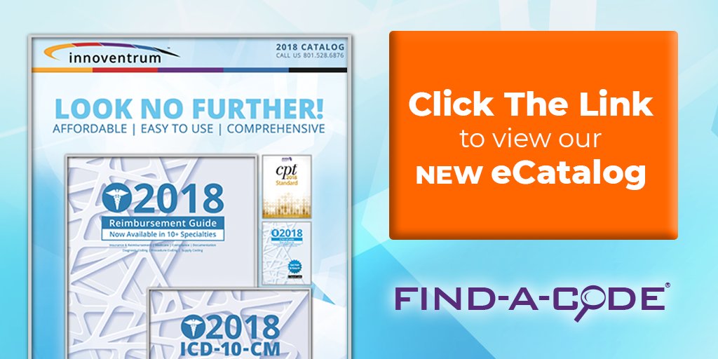 findacode's tweet photo. Shop our NEW eCatalog and SAVE!
https://t.co/6P9bNz6dSV #billingandcodingguides #findacode #ICD10guides #ICD10 #reimbursementguides https://t.co/6G3mI2ysYv