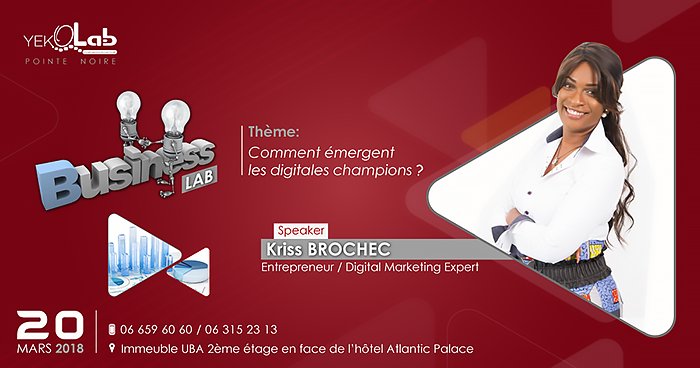 Yekolab's tweet photo. #BUSINESS_LAB
#YekolabPointeNoire lance son premier atelier: BUSINESS LAB.
Cet atelier a pour but d'accompagner les jeunes entrepreneurs en leurs apportant les outils nécessaires dans la création et le développement de leurs entreprises. Le lancement a lieu ce mardi 20 mars 2018 https://t.co/uPaUfNo4VY
