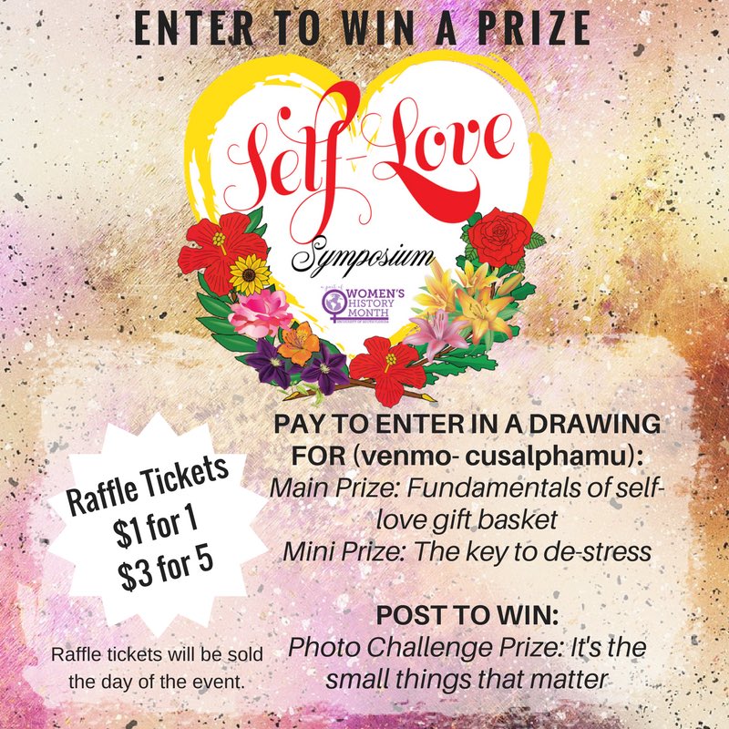 CUS_AlphaMu's tweet photo. March 20, 2018, We are honored to provide our community with the tools to help unlock a love for self. We will have food, performances, raffle prizes and activities. You won’t want to miss this empowering opportunity! ❤️💛 Enter to win the Photo Challenge on IG! #CUS #AlphaMu https://t.co/NNZNJijPHE