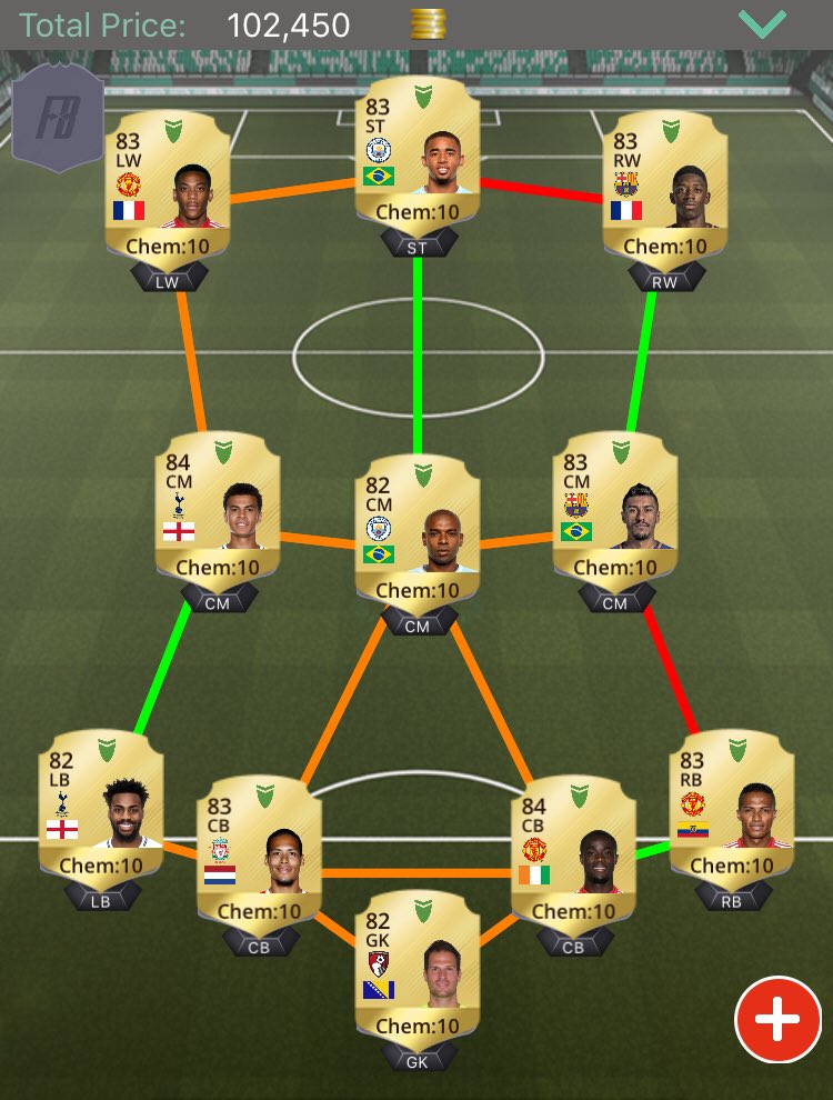 SQUADxBUILDER's tweet photo. 100K Hybrid for You :)
Perfect for Weekend League!

When you want an individual Team, just write DM :)

#SheeshTeam #styloBuilder https://t.co/LKNH3AnGjo