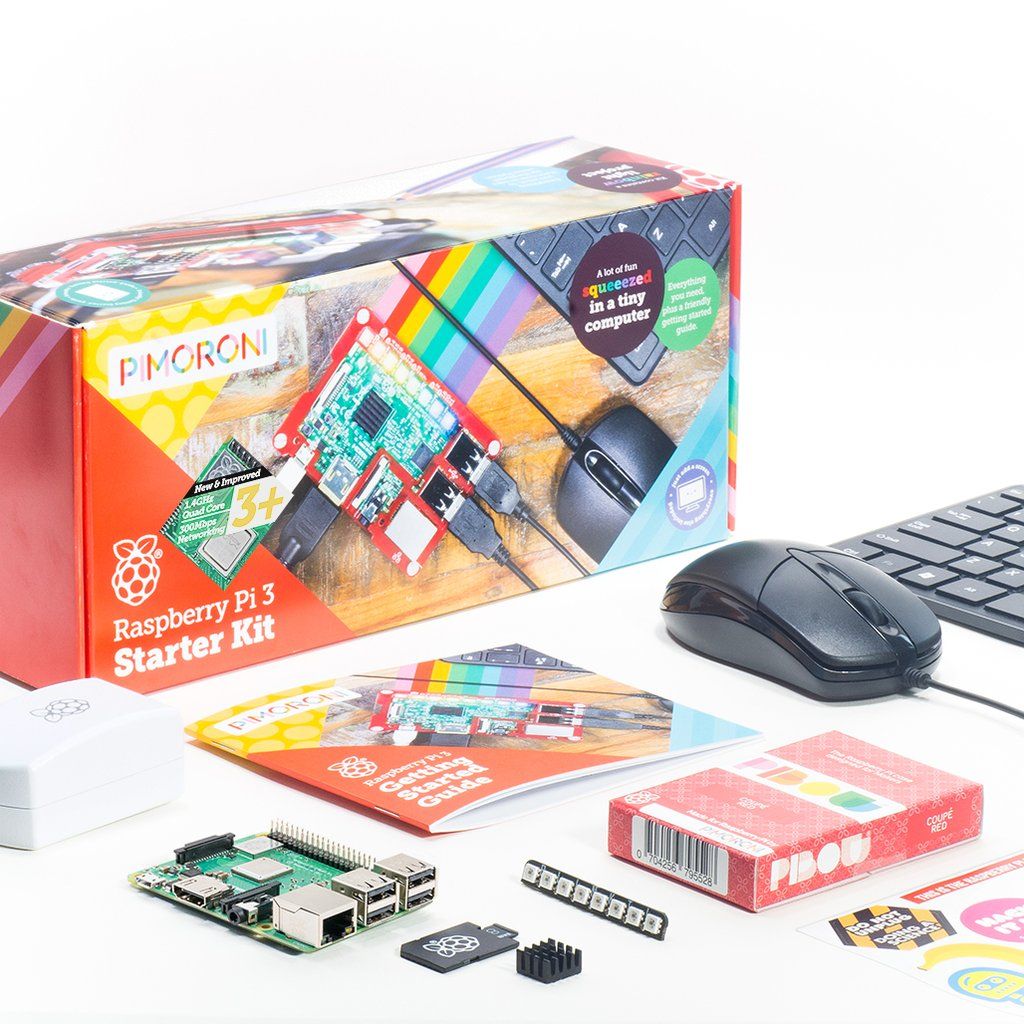 pimoroni's tweet image. ICYMI earlier (how could you?), there’s a new Pi in town, the @Raspberry_Pi 3+!! It’s faster in most departments, esp. wired and wireless networking.

We’ve got redesigned cases, and kits for the Pi 3+, all still in stock. Grab ‘em here -&amp;gt; shop.pimoroni.com/collections/ra…

#pi3plus #piday