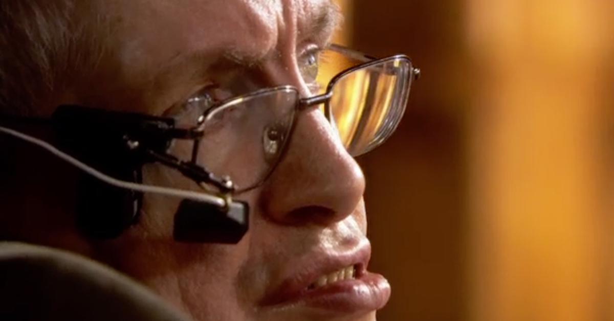 Discovery's tweet photo. “Hello. My name is Stephen Hawking - physicist, cosmologist, and something of a dreamer. Although I cannot move and I have to speak through a computer, in my mind I am free.” - Stephen Hawking

Watch now: https://t.co/3RJJDIIAzq https://t.co/J7liVChVkR