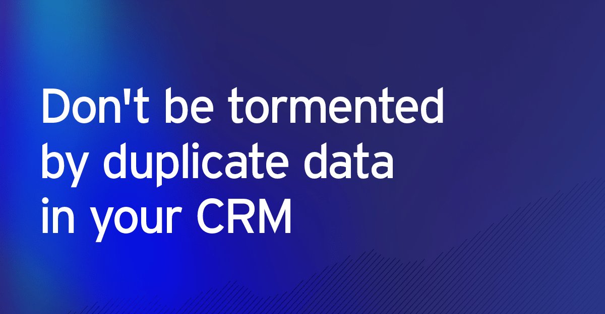 intuvo's tweet photo. Duplicates in your CRM database can lead to unprofessional mistakes, like sending the same person the same email multiple times. Intuvo's Pure Data Sync is the key to maintaining a healthy database and accurate customer communication. Read more…
https://t.co/IbynQbTdYI
#INTUVO https://t.co/7RaZaLLTVc