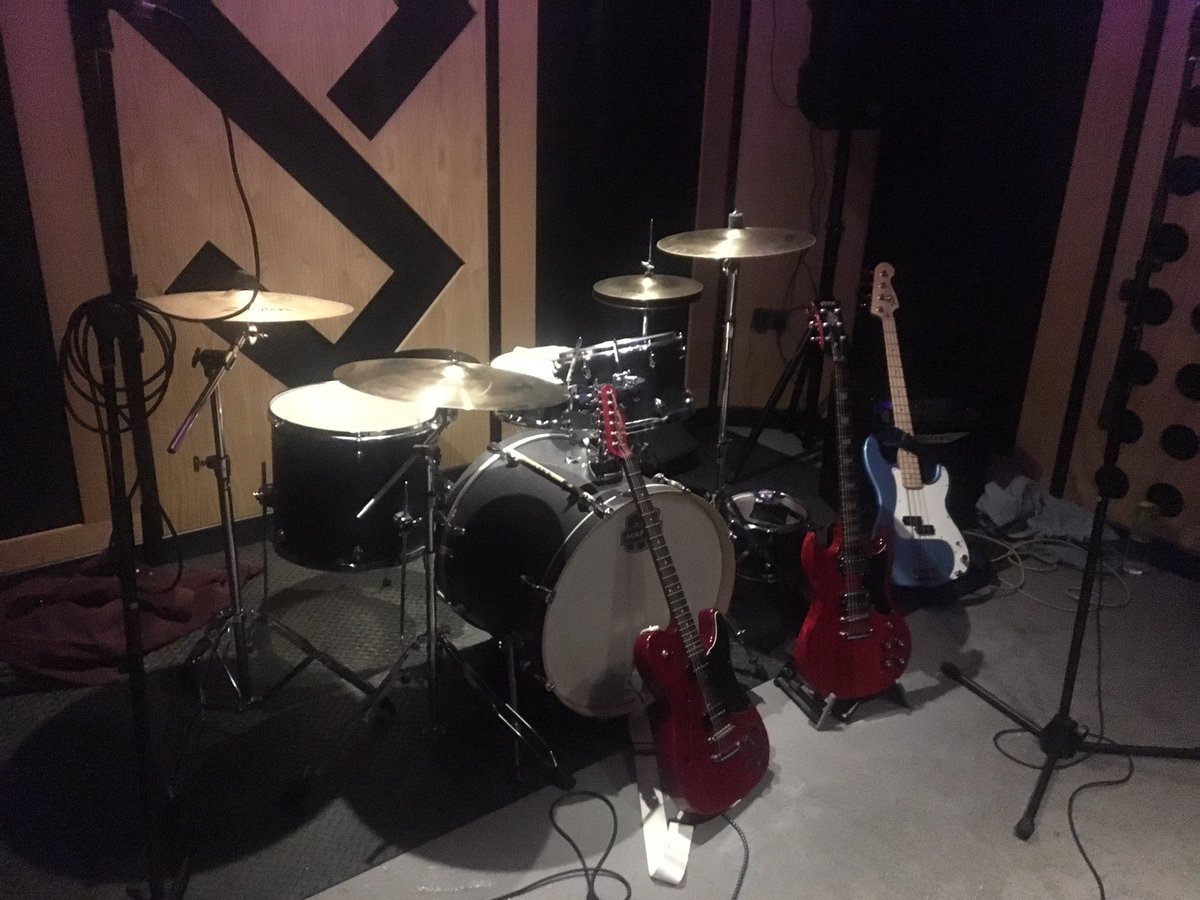 The view from rehearsals. Demos and gig announcements coming your way very soon, stay tuned 🍒