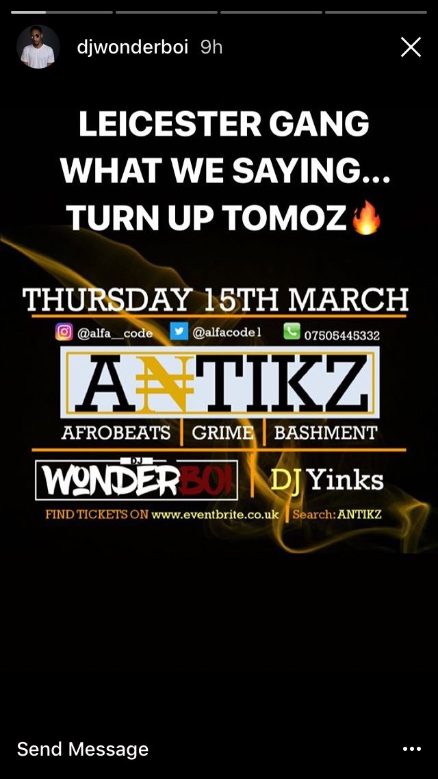 alfacode1's tweet photo. @DjWonderboi is excited for tomorrow 🕺🏿 who’s else is? Hurry and get your ticket before it’s too late🔥🔥 https://t.co/XoFdELHJPZ