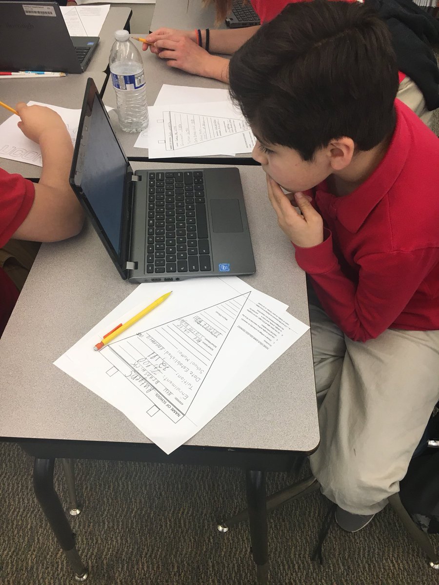 RBMSSchmitt's tweet photo. Creating college pennants! #RBBisBIA   AVID and March Madness Week have us excited for college!! @RBMSAVID https://t.co/AirDvRQYWn