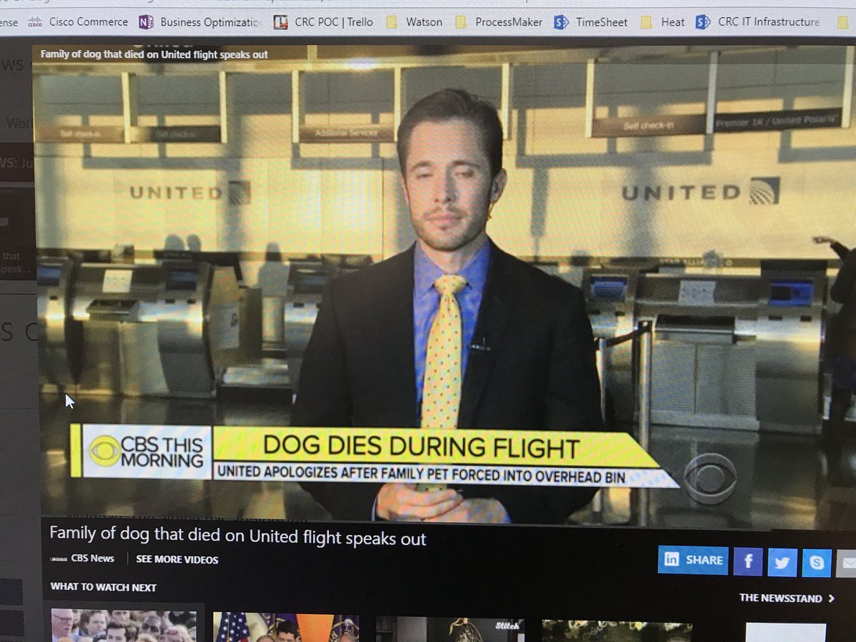 RaviAjitPatel's tweet photo. @united first you beat people, now you’re killing puppies...can’t wait to see what you guys come up with next https://t.co/GBmWw1yFit