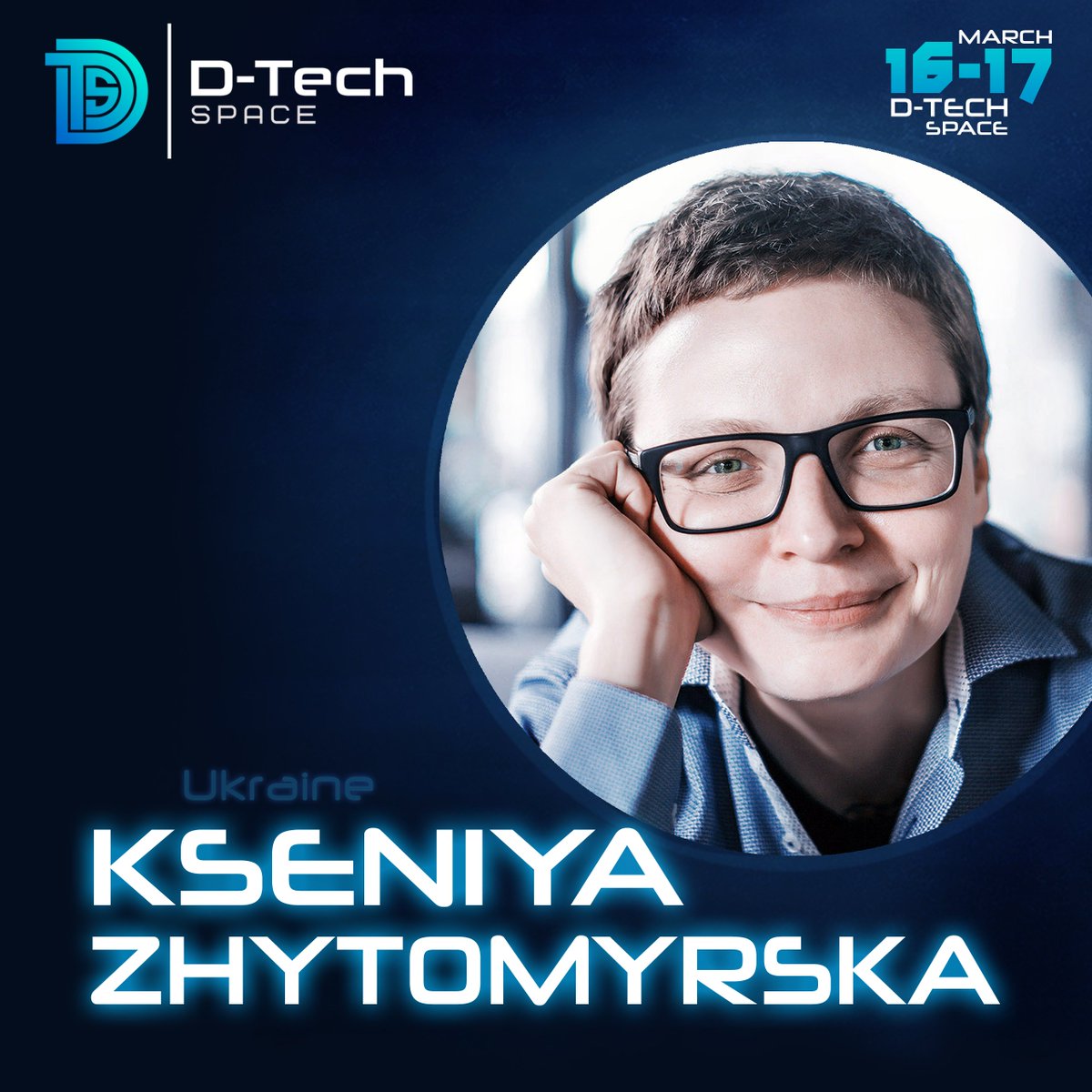 disruptechspace's tweet photo. We are getting closer to D-Tech Space, so it's high time to announce our next speaker Kseniya Zhytomyrska, a co-founder and a lead smart-contract developer &amp; security at https://t.co/cWTO80EKgX. More info => https://t.co/zSJO0t1Pp5 https://t.co/phMd53Ka8H