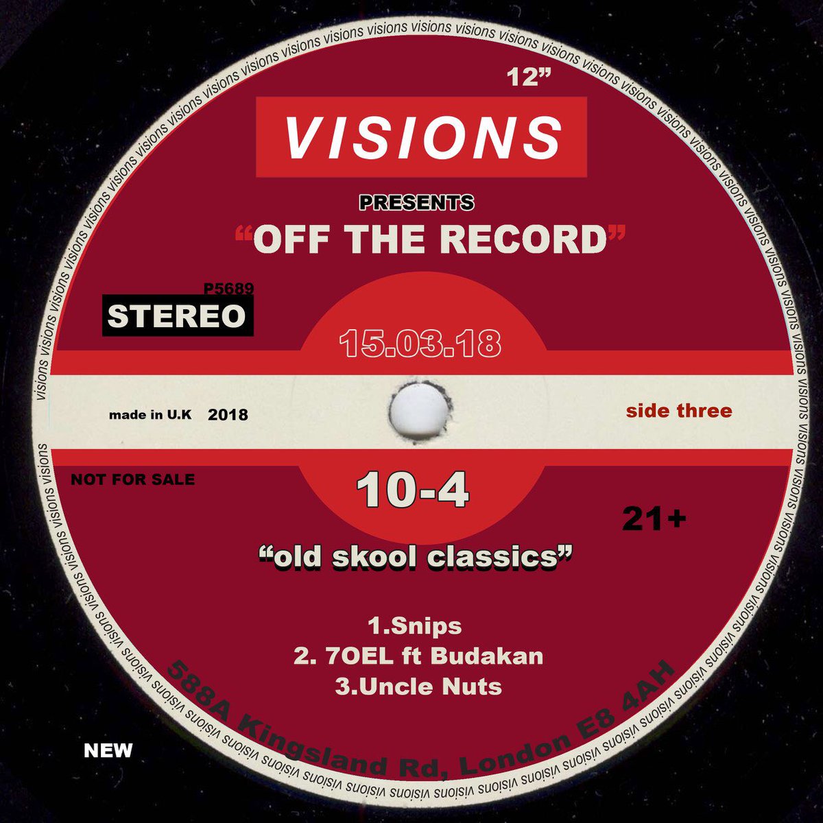 DJ7oel's tweet photo. *FREE TICKETS IN ADVANCE*
Back on the decks 2moro at @VisionsPresents with @Budakan @snipstweets et al playing Old-School-Bangers til 4am.
Tickets: https://t.co/2yWlXHiWfu https://t.co/pBLskUEFGS