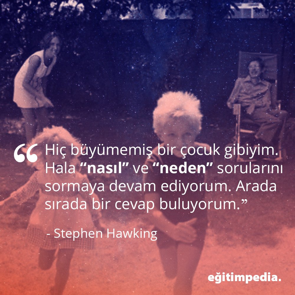 EgitimPedia's tweet photo. #StephenHawking https://t.co/NV2rzldgBq