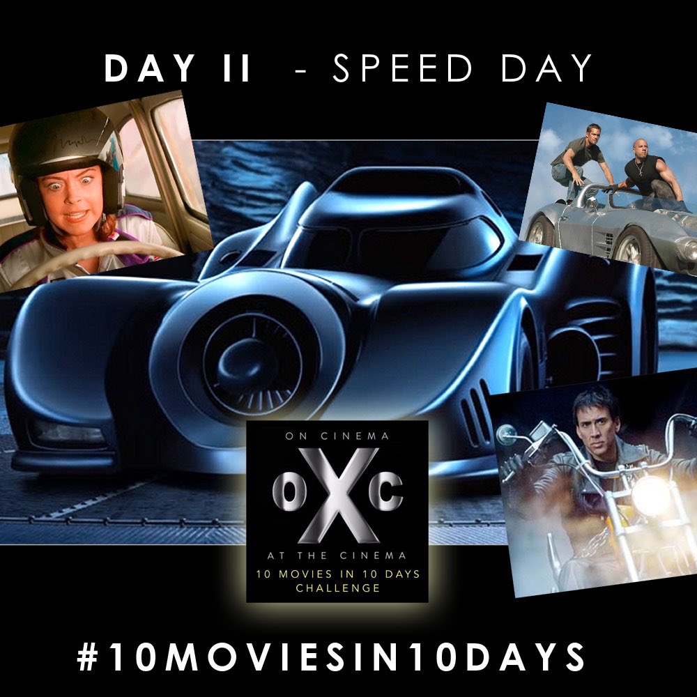 #10MoviesIn10Days DAY 2 - #SPEED
On the road to #OnCinema Season 10! Watch any movie that features fast cars or #hogshots 🏎🏍
Ride with the #OnCinemaFamily on Facebook 
Facebook.com/groups/oncinema 
#ocx #movies
Suggest a ⭐️ for #HollywoodRoadOfFame <a href="/timheidecker/">Tim Heidecker™ Official</a>