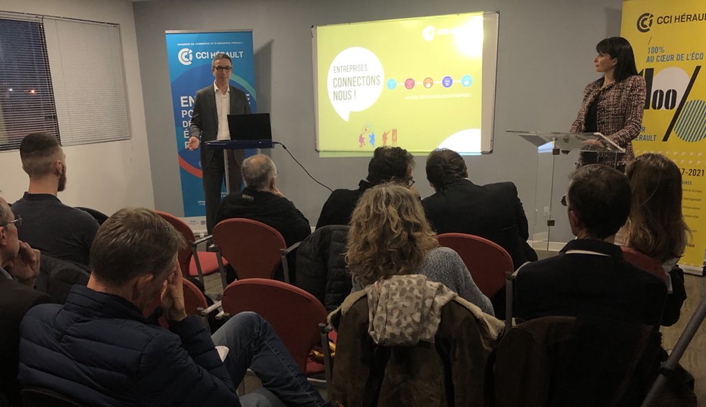 ADeljarry's tweet photo. Après #Beziers hier, @ADeljarry accueille ce soir les entreprises setoises nouvellement créées .
@CCIHerault #connectonsnous https://t.co/kGwJnl36eO