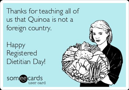 AdamCSachs's tweet photo. Happy Registered Dietitian day! https://t.co/fop3Ik6NMO