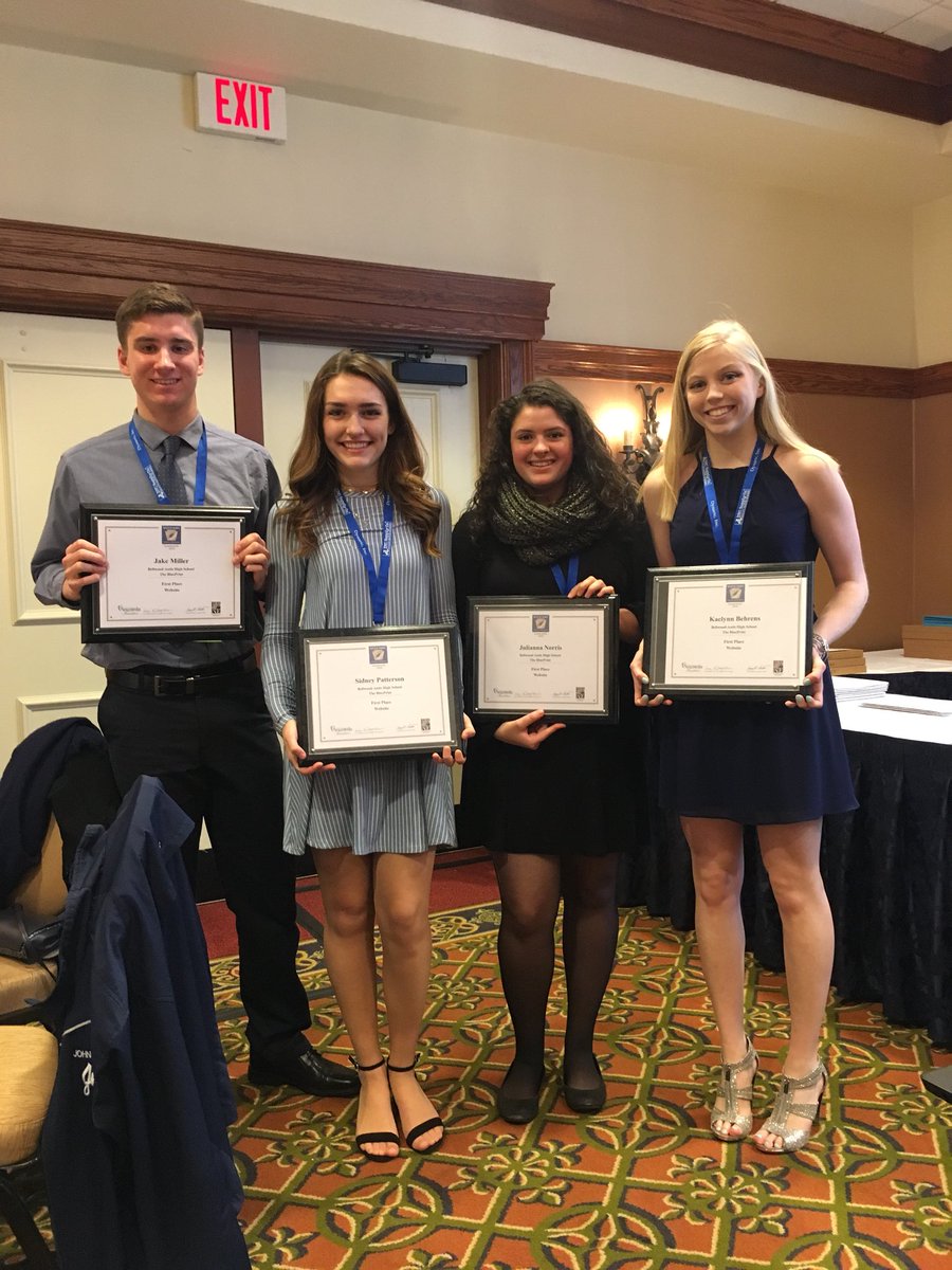 BA_BluePrint's tweet photo. The BluePrint staff was awarded for their efforts this year at the Student Keystone Press Awards today in Hershey, Congratulations to all! #DominateTheState https://t.co/nJxGA9GDGw
