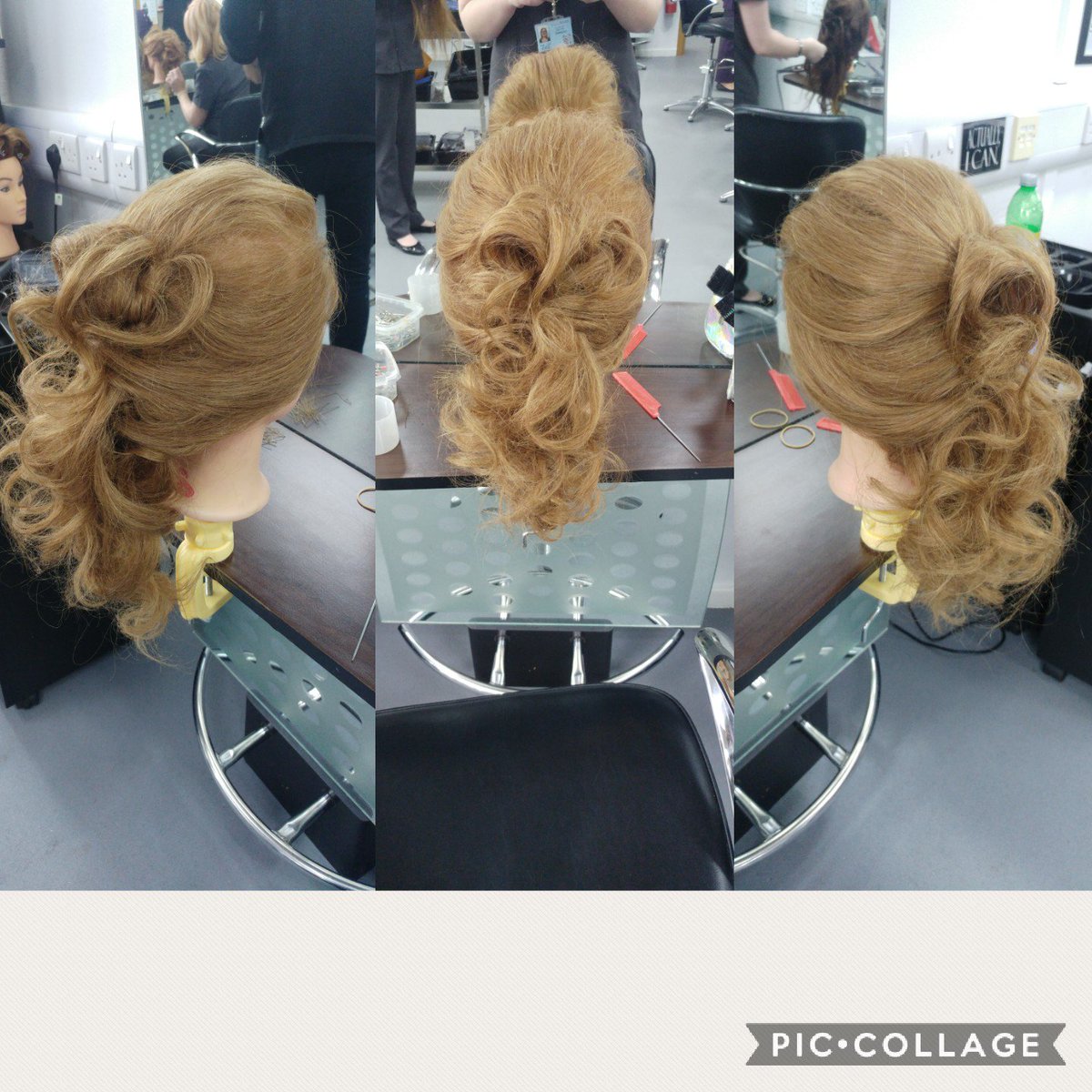 ClareRaffBarber's tweet photo. First attempt at a bridal up do https://t.co/gIgki3LMg9