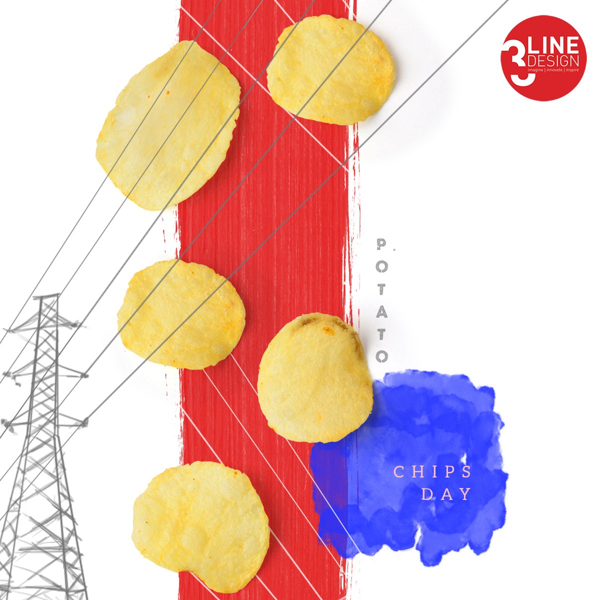 3line_design's tweet photo. Chip chip hooray! We're snacking our way through hump day 😋
#potato #chips #potatochips #potatochipday #snacks #delicious #design #hooray https://t.co/EyvFAJMEWK
