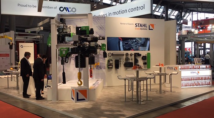 MagnetekInc's tweet photo. Day two is in the books at #LogiMAT2018 in Stuttgart. Be sure to stop by Halle 7, Booth D51 to explore the innovative #PartnersInMotionControl products in action.
#WireRopeHoist #ChainHoist https://t.co/e1ymSncwNf