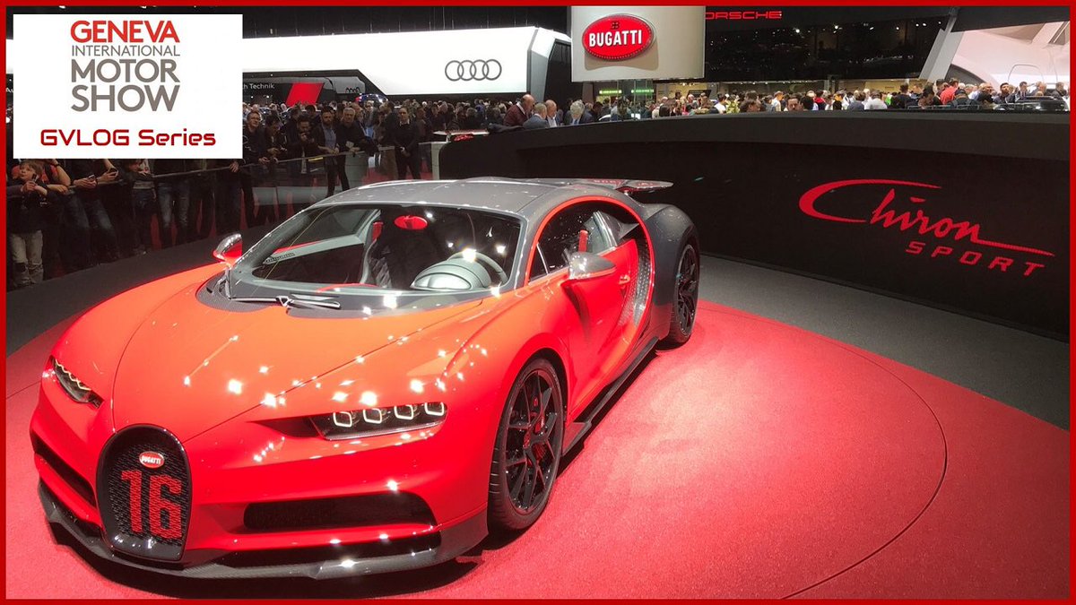 petrol_ped's tweet photo. Tonight’s #GVLOG brings you an exclusive look at the brand new track focussed @Bugatti #ChironSport as it launches @GimsSwiss CLICK HERE FOR VIDEO... https://t.co/LqWX5sIkVc #PetrolPed #GIMS #GimsSwiss https://t.co/SpyLVAezzS