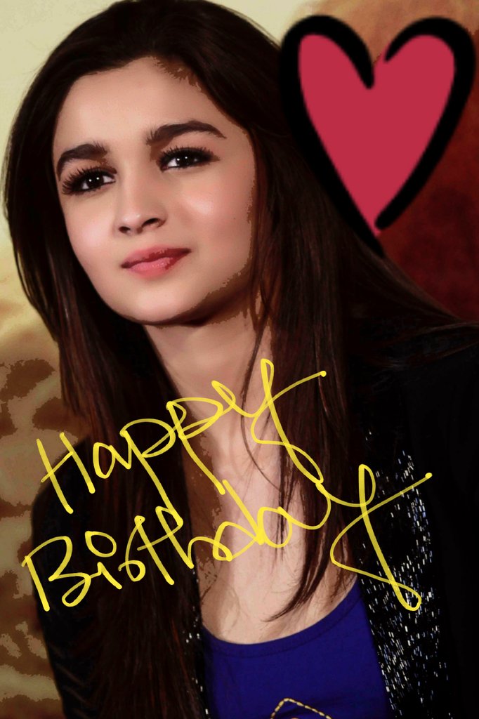 Happy birthday alia bhatt    Many many happy returns of the day 
# superstar . 