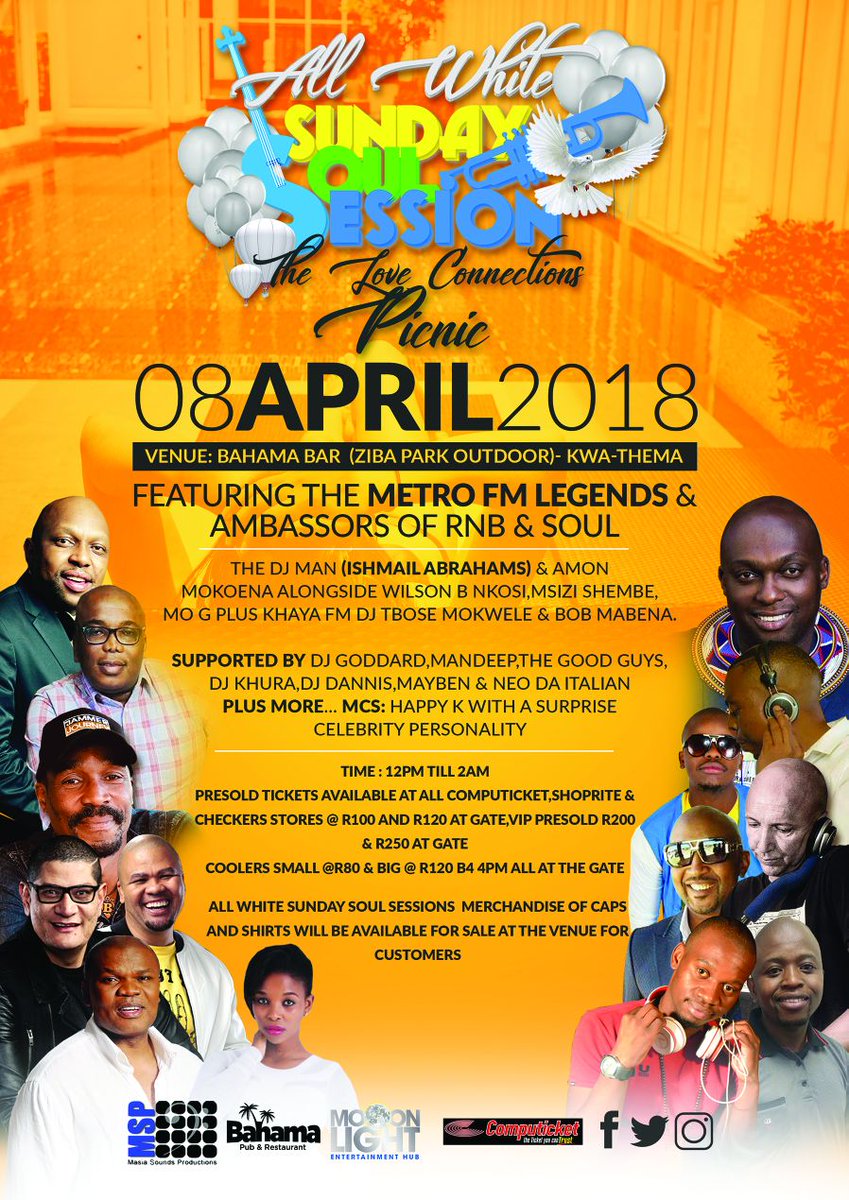 MandeepDj_SA's tweet photo. If u want to hear the deep side of me let's meet @ Bahamar Bar, along side the heavy weights .

Tickets are available at computickets outlets 
#Mandeep_sa 
#MusicSlave https://t.co/ssVzexMytV