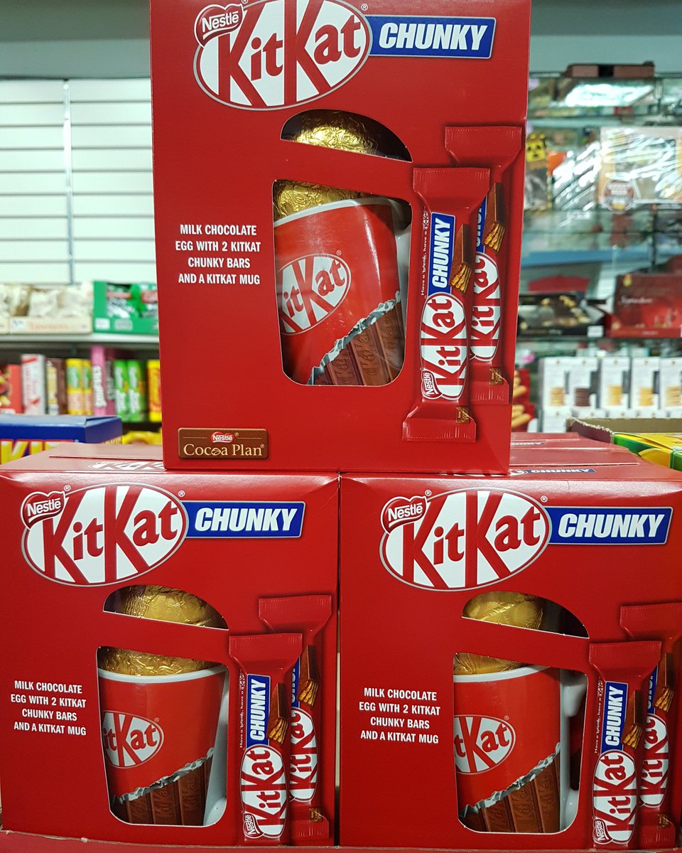 CandiWerx's tweet image. It's mid-afternoon on the Wednesday of March break. By this time, you've heard "I'm bored" more times than you'd like to count and would really like a time-out of your own. You deserve a break, you deserve a KitkKat. #kitkat #mug #mugset #uk #chocolate #gifts #giftideas #easter