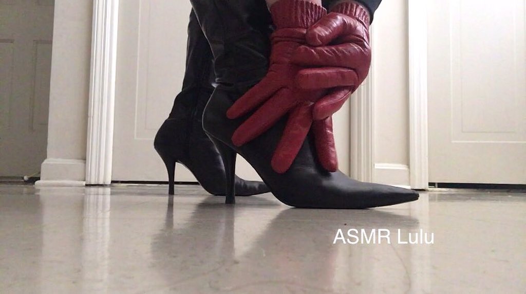 lulusfeet's tweet photo. Another leather ASMR video has been uploaded for your viewing and listening pleasure :) Check my YouTube channel out: .::ASMR::. A pair of leather gloves massage knee high leather boots
https://t.co/AJeOJoBqBs

#feet #footfetish #asmr #leather https://t.co/lFbx5UEQMl