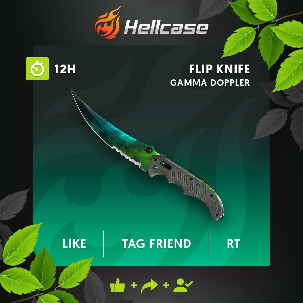 🌥️ ★ Flip Knife | Gamma Doppler Giveaway:
⛅️ CLICK goo.gl/r8YLXK 
🌤️ Like + RT + Follow <a href="/hellcasecom/">Hellcase🔥</a>
☀️ Tag your friend

🏆A winner in 12 hours!

#csgo #csgoskins #csgocases