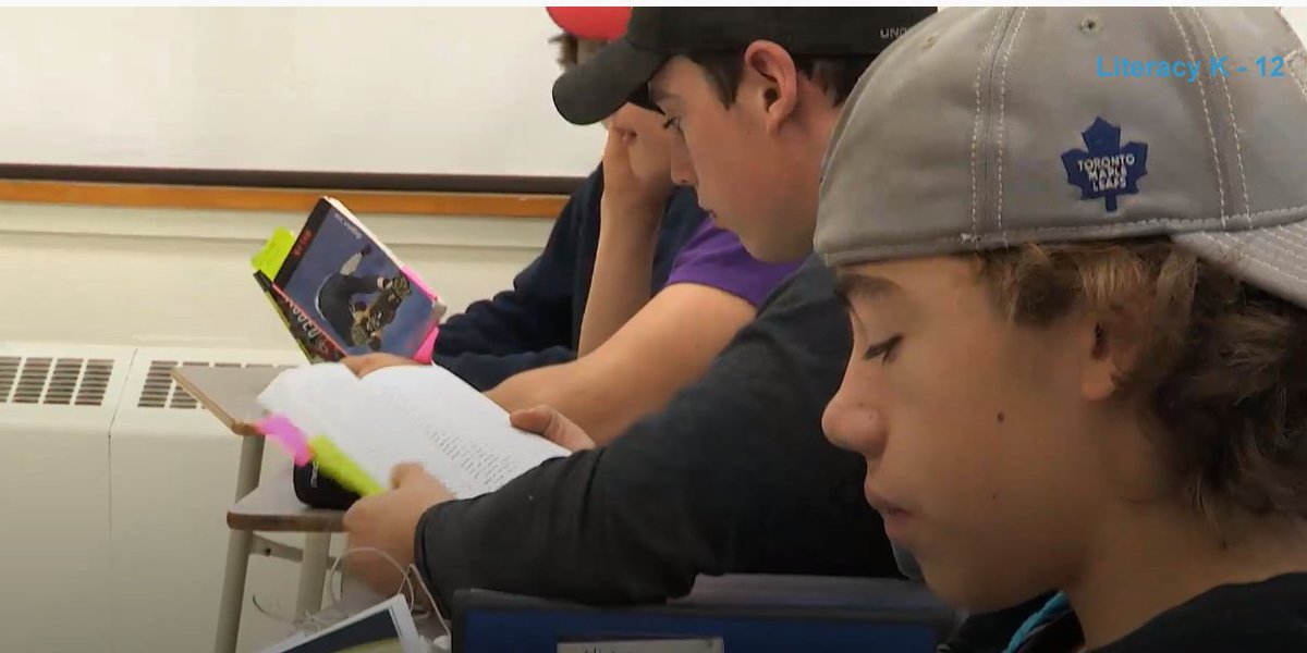 LiteracyOn's tweet photo. @TLMarkides Check out this video, Book Project 2.1, that shows one Ontario school's effective practice in supporting grade 9/10 students to engage with reading.
https://t.co/9OoGy6nejU https://t.co/Dbp0GVN412