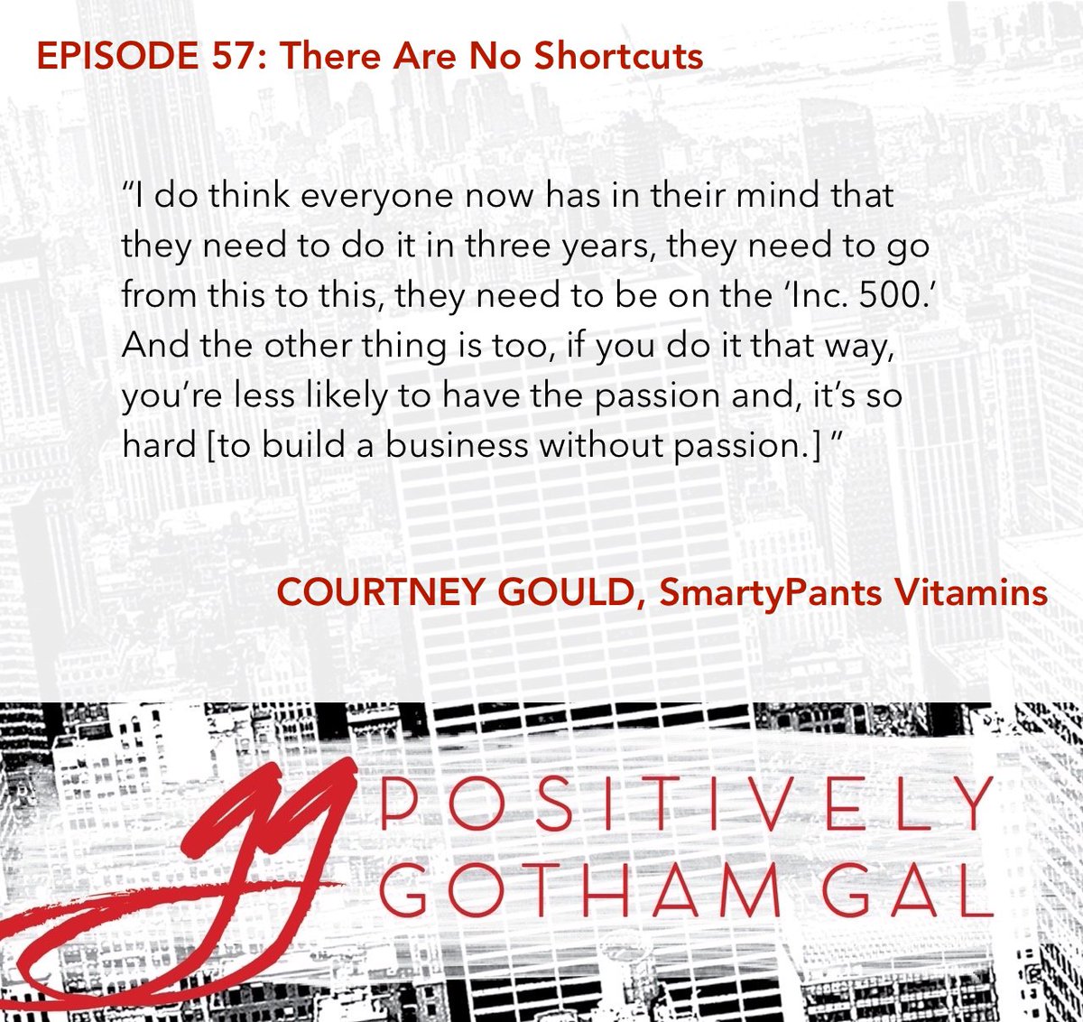 Positively GothamGal (@gothamgalcast) on Twitter photo In Ep. 57 <a href="/clnsp/">CourtneyNicholsGould</a> shares with <a href="/thegothamgal/">joanne wilson</a> why passion should not be underestimated. soundcloud.com/positivelygoth… In Ep. 57 <a href="/clnsp/">CourtneyNicholsGould</a> shares with <a href="/thegothamgal/">joanne wilson</a> why passion should not be underestimated. soundcloud.com/positivelygoth…