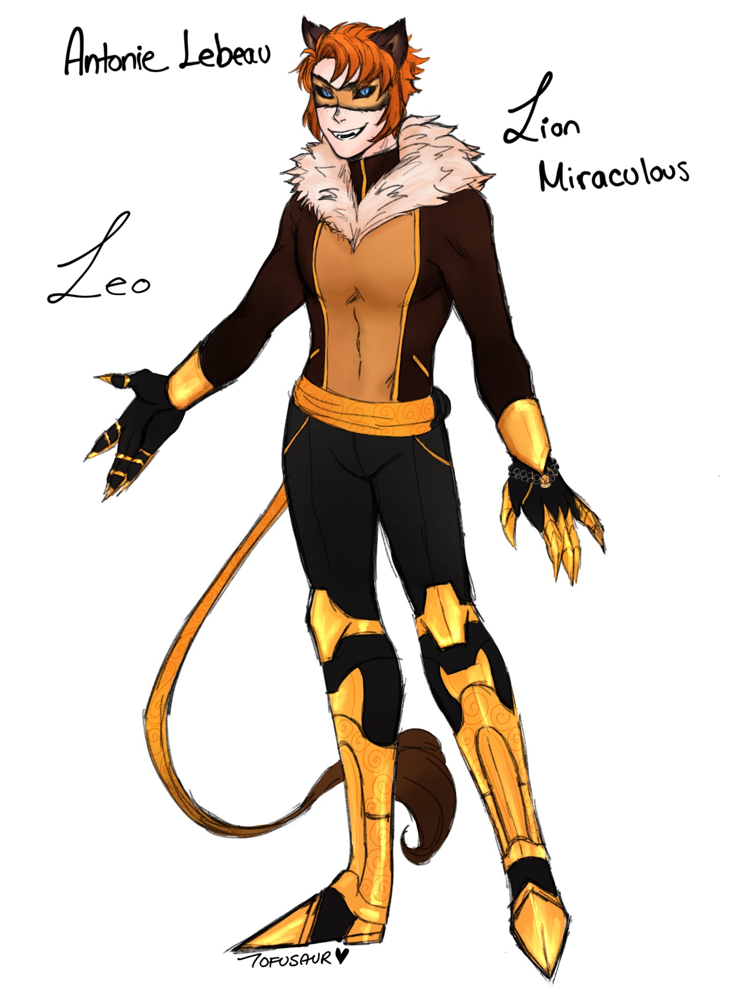 Tofusaur on Twitter: "Full body reference of my good boy. Antonie. #