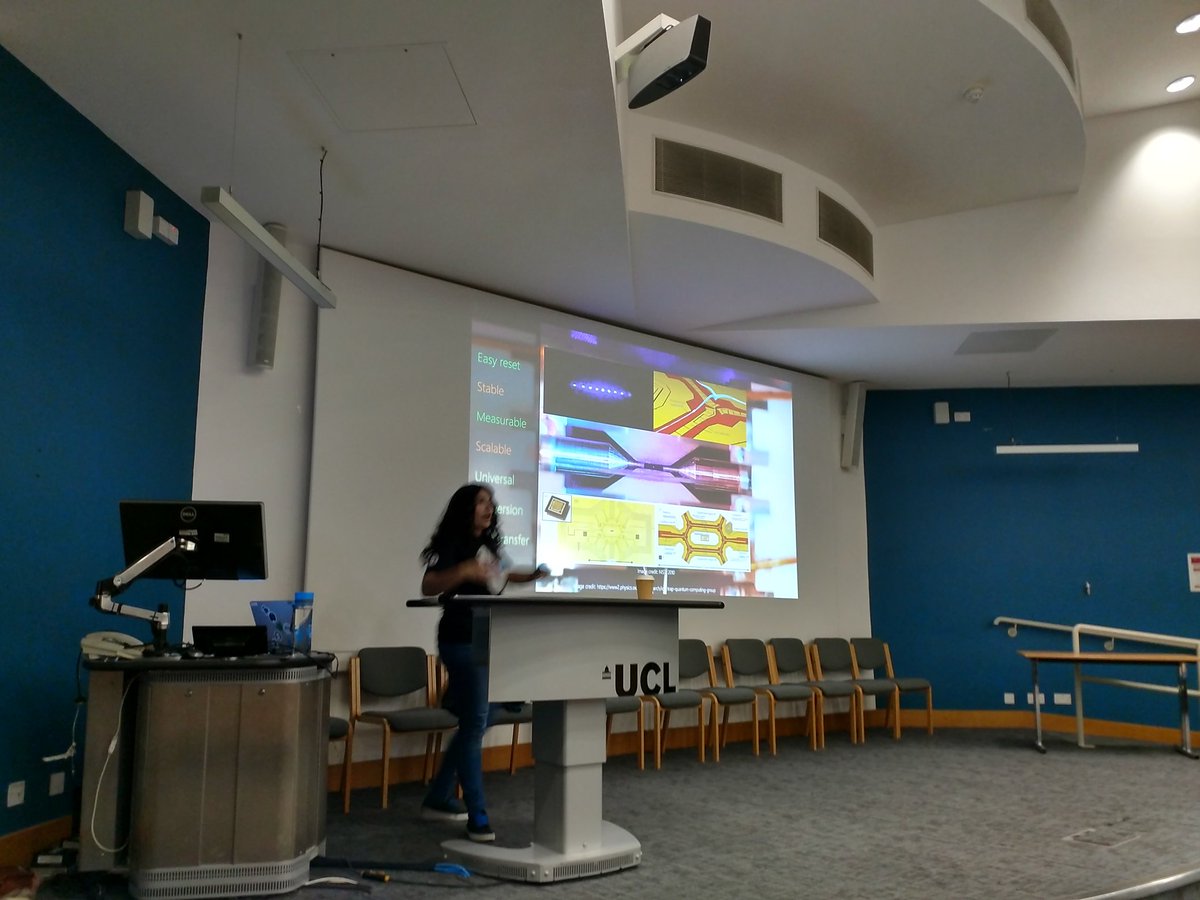 lee_stott's tweet photo. @whywontitbuild speaking @UCL_MSP @uclcs about #quantum computing @MSFTImagine https://t.co/RoEhhDdYBn