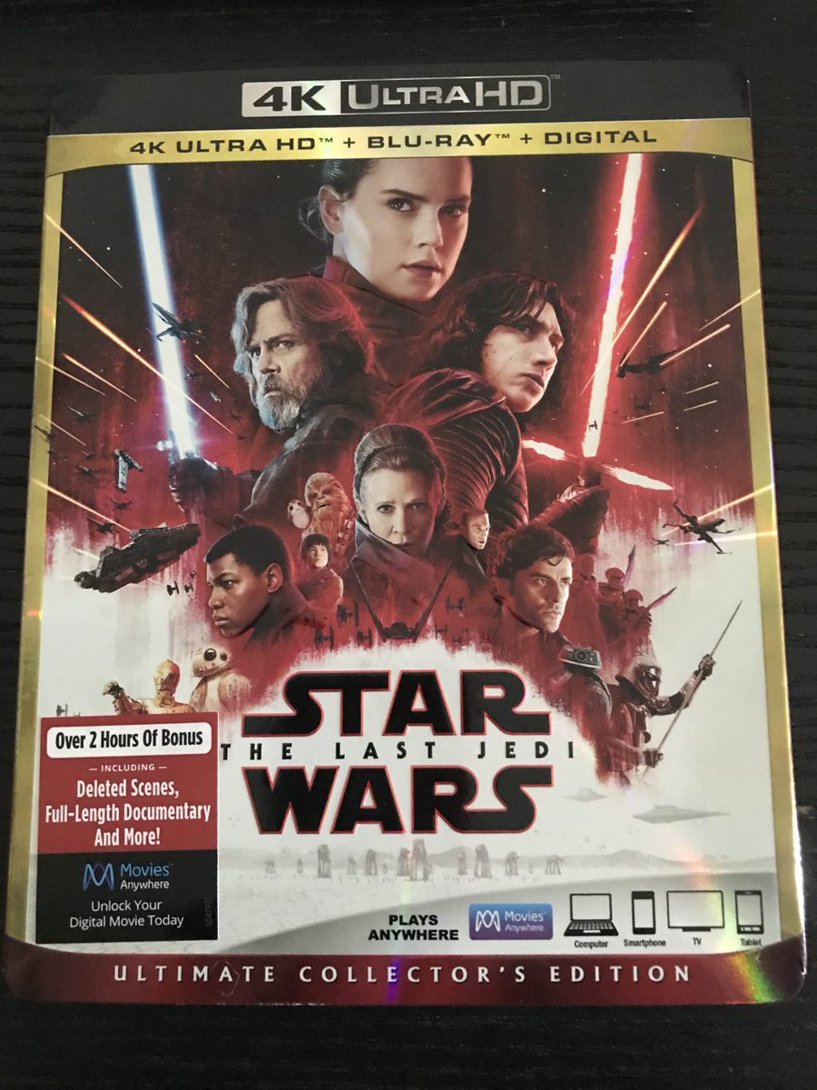 MakingStarWars's tweet photo. Star Wars: The Last Jedi 4K Ultra HD Review! #StarWars #TheLastJedi #4KUltraHD https://t.co/wPAmqShlbI https://t.co/wiwvQqCdLm